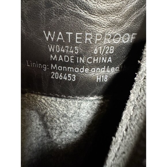 Cole Haan Waterproof Suede Fur Trim Ankle Boots Gray Women’s 6.5B New - Picture 8 of 8